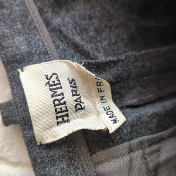 Hermès Gray Wool Pants - Picture 4 of 15